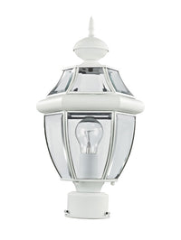 Outdoor Landscape Lighting LED 12V Low Voltage Monterey Medium Base Light Bulb Socket Small Outdoor Post Top Lantern 16.5