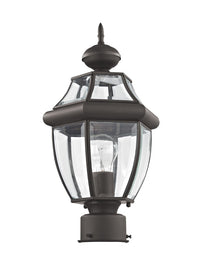 Outdoor Landscape Lighting LED 12V Low Voltage Monterey Medium Base Light Bulb Socket Small Outdoor Post Top Lantern 16.5