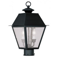 Outdoor Landscape Lighting LED 12V Low Voltage Mansfield Candelabra Base Light Bulb Socket Medium Outdoor Post Top Lantern 9