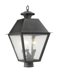Outdoor Landscape Lighting LED 12V Low Voltage Mansfield Candelabra Base Light Bulb Socket Large Outdoor Post Top Lantern 12