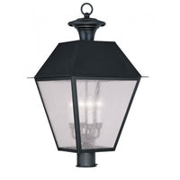 Outdoor Landscape Lighting LED 12V Low Voltage Mansfield Candelabra Base Light Bulb Socket Extra Large Outdoor Post Top Lantern 15