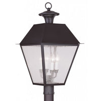 Outdoor Landscape Lighting LED 12V Low Voltage Mansfield Candelabra Base Light Bulb Socket Extra Large Outdoor Post Top Lantern 15