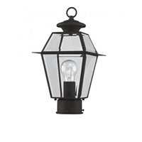 Outdoor Landscape Lighting LED 12V Low Voltage Westover Medium Base Light Bulb Socket Small Outdoor Post Top Lantern 7.5