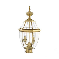 Outdoor Landscape Lighting LED 12V Low Voltage Monterey Candelabra Base Light Bulb Socket Medium Outdoor Post Top Lantern 21.5