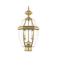 Outdoor Landscape Lighting LED 12V Low Voltage Monterey Candelabra Base Light Bulb Socket Medium Outdoor Post Top Lantern 21.5