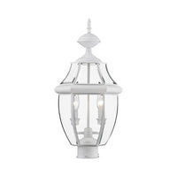 Outdoor Landscape Lighting LED 12V Low Voltage Monterey Candelabra Base Light Bulb Socket Medium Outdoor Post Top Lantern 21.5