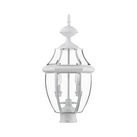 Outdoor Landscape Lighting LED 12V Low Voltage Monterey Candelabra Base Light Bulb Socket Medium Outdoor Post Top Lantern 21.5