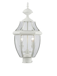 Outdoor Landscape Lighting LED 12V Low Voltage Monterey Candelabra Base Light Bulb Socket Medium Outdoor Post Top Lantern 21.5