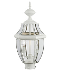 Outdoor Landscape Lighting LED 12V Low Voltage Monterey Candelabra Base Light Bulb Socket Medium Outdoor Post Top Lantern 21.5