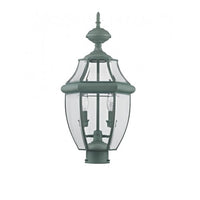 Outdoor Landscape Lighting LED 12V Low Voltage Monterey Candelabra Base Light Bulb Socket Medium Outdoor Post Top Lantern 21.5