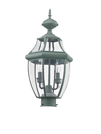 Outdoor Landscape Lighting LED 12V Low Voltage Monterey Candelabra Base Light Bulb Socket Medium Outdoor Post Top Lantern 21.5