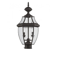 Outdoor Landscape Lighting LED 12V Low Voltage Monterey Candelabra Base Light Bulb Socket Medium Outdoor Post Top Lantern 21.5