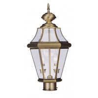 Outdoor Landscape Lighting LED 12V Low Voltage Georgetown Candelabra Base Light Bulb Socket Medium Outdoor Post Top Lantern 21