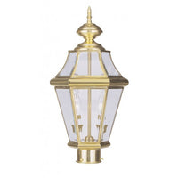 Outdoor Landscape Lighting LED 12V Low Voltage Georgetown Candelabra Base Light Bulb Socket Medium Outdoor Post Top Lantern 21