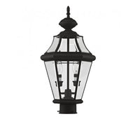 Outdoor Landscape Lighting LED 12V Low Voltage Georgetown Candelabra Base Light Bulb Socket Medium Outdoor Post Top Lantern 21