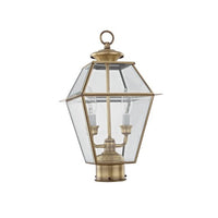 Outdoor Landscape Lighting LED 12V Low Voltage Westover Candelabra Base Light Bulb Socket Medium Outdoor Post Top Lantern 9