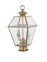 Outdoor Landscape Lighting LED 12V Low Voltage Westover Candelabra Base Light Bulb Socket Medium Outdoor Post Top Lantern 9