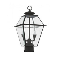 Outdoor Landscape Lighting LED 12V Low Voltage Westover Candelabra Base Light Bulb Socket Medium Outdoor Post Top Lantern 9
