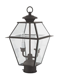 Outdoor Landscape Lighting LED 12V Low Voltage Westover Candelabra Base Light Bulb Socket Medium Outdoor Post Top Lantern 9