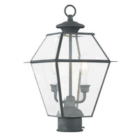 Outdoor Landscape Lighting LED 12V Low Voltage Westover Candelabra Base Light Bulb Socket Medium Outdoor Post Top Lantern 9