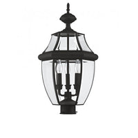 Outdoor Landscape Lighting LED 12V Low Voltage Monterey Candelabra Base Light Bulb Socket Large Outdoor Post Top Lantern 23.5