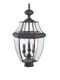 Outdoor Landscape Lighting LED 12V Low Voltage Monterey Candelabra Base Light Bulb Socket Large Outdoor Post Top Lantern 23.5