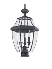 Outdoor Landscape Lighting LED 12V Low Voltage Monterey Candelabra Base Light Bulb Socket Large Outdoor Post Top Lantern 23.5