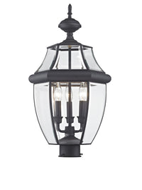 Outdoor Landscape Lighting LED 12V Low Voltage Monterey Candelabra Base Light Bulb Socket Large Outdoor Post Top Lantern 23.5