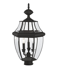 Outdoor Landscape Lighting LED 12V Low Voltage Monterey Candelabra Base Light Bulb Socket Large Outdoor Post Top Lantern 23.5