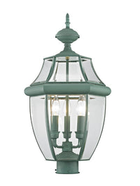 Outdoor Landscape Lighting LED 12V Low Voltage Monterey Candelabra Base Light Bulb Socket Large Outdoor Post Top Lantern 23.5