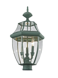 Outdoor Landscape Lighting LED 12V Low Voltage Monterey Candelabra Base Light Bulb Socket Large Outdoor Post Top Lantern 23.5