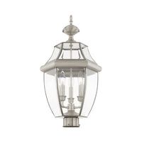 Outdoor Landscape Lighting LED 12V Low Voltage Monterey Candelabra Base Light Bulb Socket Large Outdoor Post Top Lantern 23.5