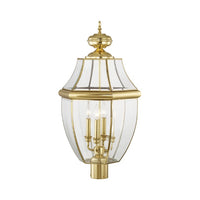 Outdoor Landscape Lighting LED 12V Low Voltage Monterey Candelabra Base Light Bulb Socket Extra Large Outdoor Post Top Lantern 29