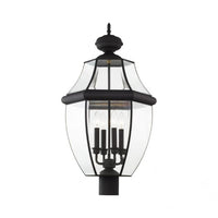 Outdoor Landscape Lighting LED 12V Low Voltage Monterey Candelabra Base Light Bulb Socket Extra Large Outdoor Post Top Lantern 29