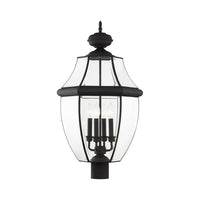 Outdoor Landscape Lighting LED 12V Low Voltage Monterey Candelabra Base Light Bulb Socket Extra Large Outdoor Post Top Lantern 29