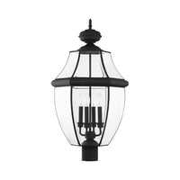 Outdoor Landscape Lighting LED 12V Low Voltage Monterey Candelabra Base Light Bulb Socket Extra Large Outdoor Post Top Lantern 29
