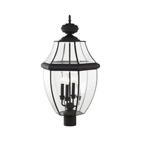 Outdoor Landscape Lighting LED 12V Low Voltage Monterey Candelabra Base Light Bulb Socket Extra Large Outdoor Post Top Lantern 29