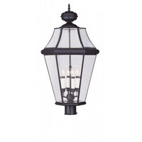 Outdoor Landscape Lighting LED 12V Low Voltage Georgetown Candelabra Base Light 4 Bulb Sockets Extra Large Outdoor Post Top Lantern 29