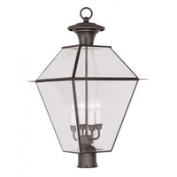 Outdoor Landscape Lighting LED 12V Low Voltage Westover Candelabra Base 4 Light Bulb Sockets Extra Large Outdoor Post Top Lantern 15