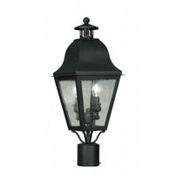 Outdoor Landscape Lighting LED 12V Low Voltage Amwell Candelabra Base 2 Light Bulb Sockets Medium Outdoor Post Top Lantern 8.5