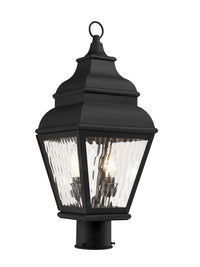 Outdoor Landscape Lighting LED 12V Low Voltage Exeter Candelabra Base 2 Light Bulb Sockets Medium Outdoor Post Top Lantern 8