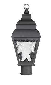 Outdoor Landscape Lighting LED 12V Low Voltage Exeter Candelabra Base 2 Light Bulb Sockets Medium Outdoor Post Top Lantern 8