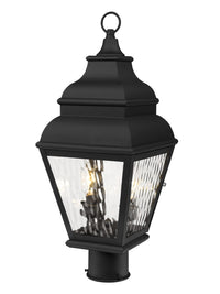 Outdoor Landscape Lighting LED 12V Low Voltage Exeter Candelabra Base 2 Light Bulb Sockets Medium Outdoor Post Top Lantern 8