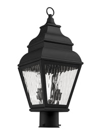 Outdoor Landscape Lighting LED 12V Low Voltage Exeter Candelabra Base 2 Light Bulb Sockets Medium Outdoor Post Top Lantern 8