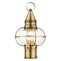 Outdoor Landscape Lighting LED 12V Low Voltage Newburyport Medium Base 1 Light Bulb Socket Medium Outdoor Post Top Lantern 15