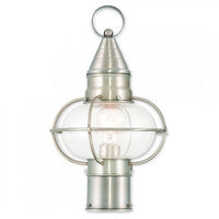 Outdoor Landscape Lighting LED 12V Low Voltage Newburyport Medium Base 1 Light Bulb Socket Medium Outdoor Post Top Lantern 15