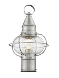Outdoor Landscape Lighting LED 12V Low Voltage Newburyport Medium Base 1 Light Bulb Socket Medium Outdoor Post Top Lantern 15