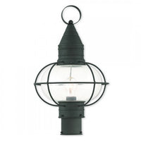 Outdoor Landscape Lighting LED 12V Low Voltage Newburyport Medium Base 1 Light Bulb Socket Large Outdoor Post Top Lantern 19.75