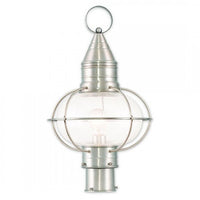 Outdoor Landscape Lighting LED 12V Low Voltage Newburyport Medium Base 1 Light Bulb Socket Large Outdoor Post Top Lantern 19.75
