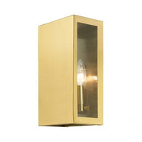 Outdoor Landscape Lighting LED 12V Low Voltage Winfield Outdoor 2 E12 Candelabra Base Light Bulb Sockets Outdoor ADA-Compliant Stainless Steel Wall Sconce 6